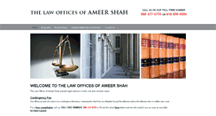 Desktop Screenshot of ameershahlawoffices.com